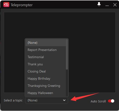 teleprompter